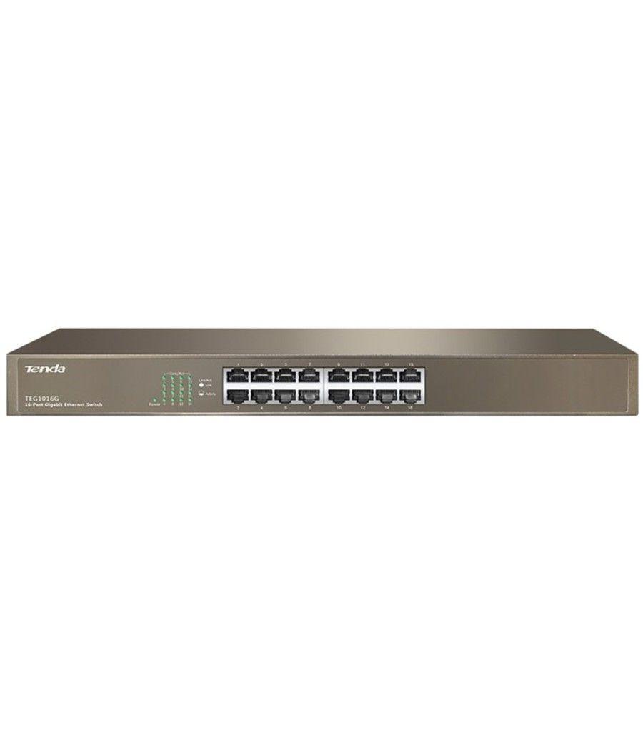 Switch 16 puertos gigabit ethernet 8.0 10 - 100 - 1000 tenda - Imagen 1