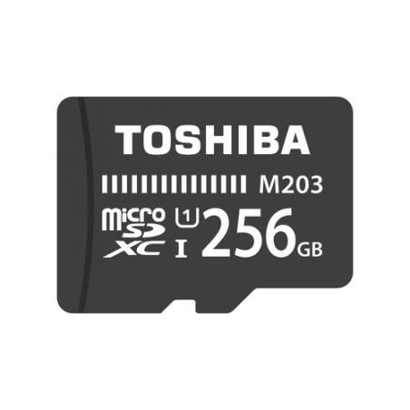 Tarjeta memoria micro secure digital sd uhs - i 256gb toshiba clase 10 + adaptador - Imagen 1