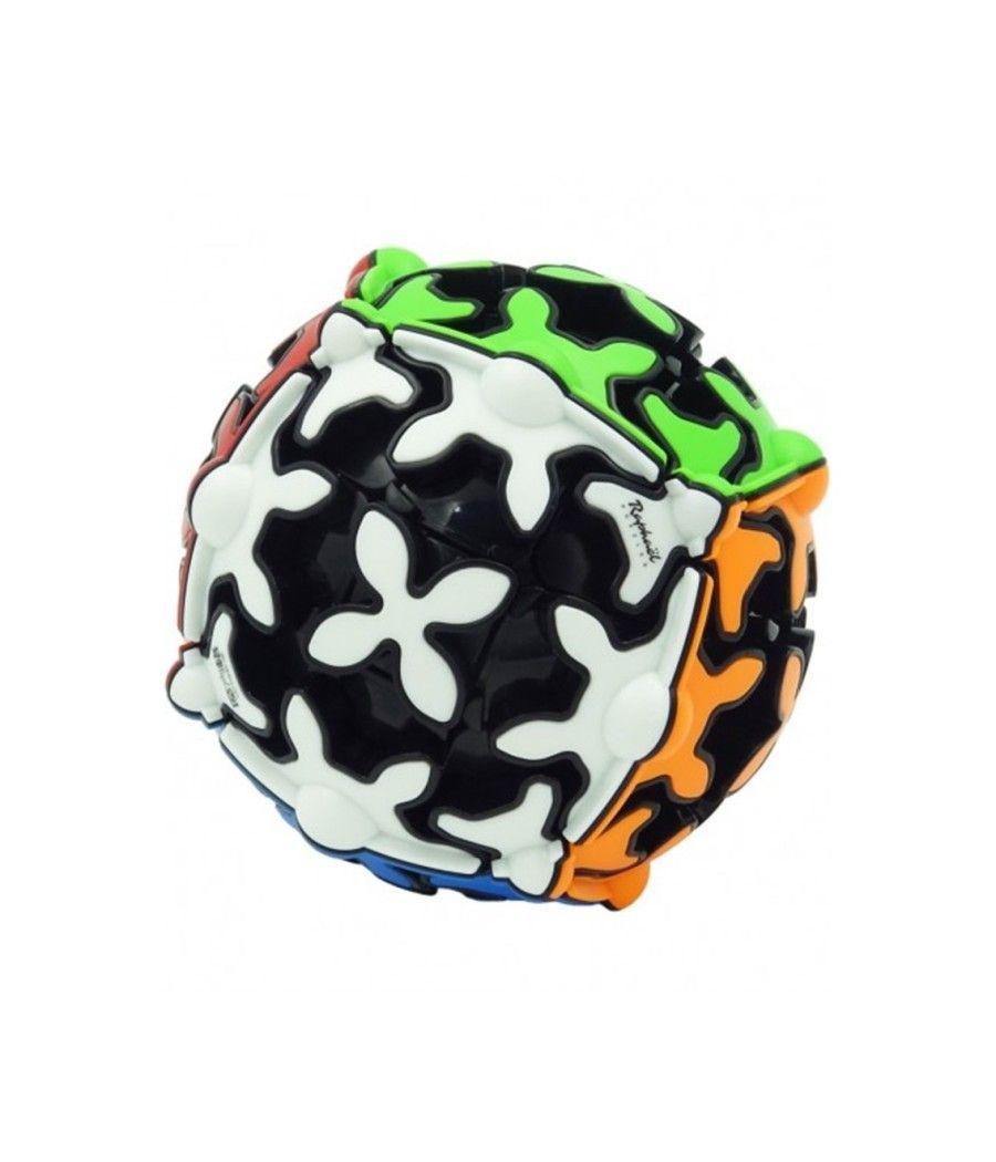 Cubo de rubik qiyi gear ball 3x3 bordes negros - Imagen 1