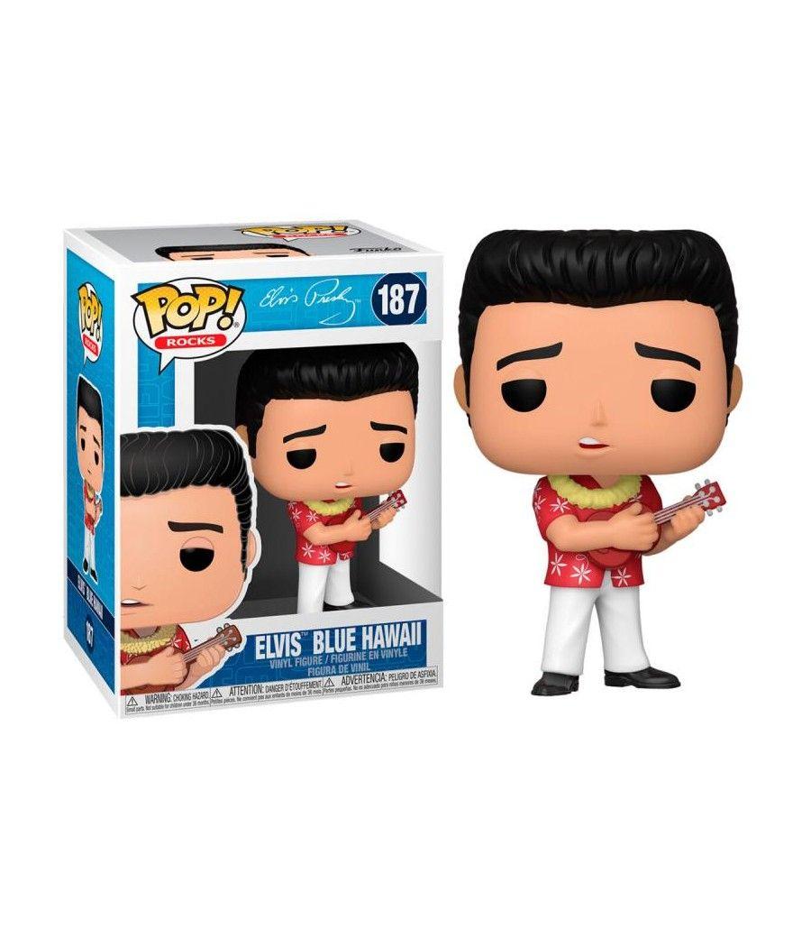 Funko pop estrellas del rock elvis presley hawaii azul 9901 - Imagen 1