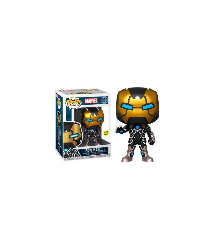 Funko pop marvel 80th iron man modelo 39 brillo en la oscuridad 43965 - Imagen 1