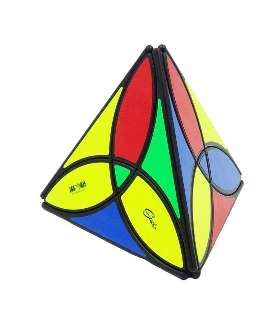 Cubo de rubik qiyi clover pyraminx negro - Imagen 1