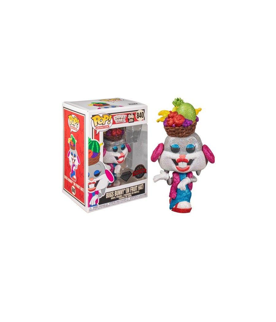 Funko pop looney tunes bugs bunny con sombrero de frutas glitter efecto diamante exclusivo edicion especial 51731 - Imagen 1