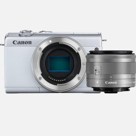 Camara digital canon eos m200 blanca ef - m -  24.1mp -  digic 8 -  4k -  wifi -  bluetooth
