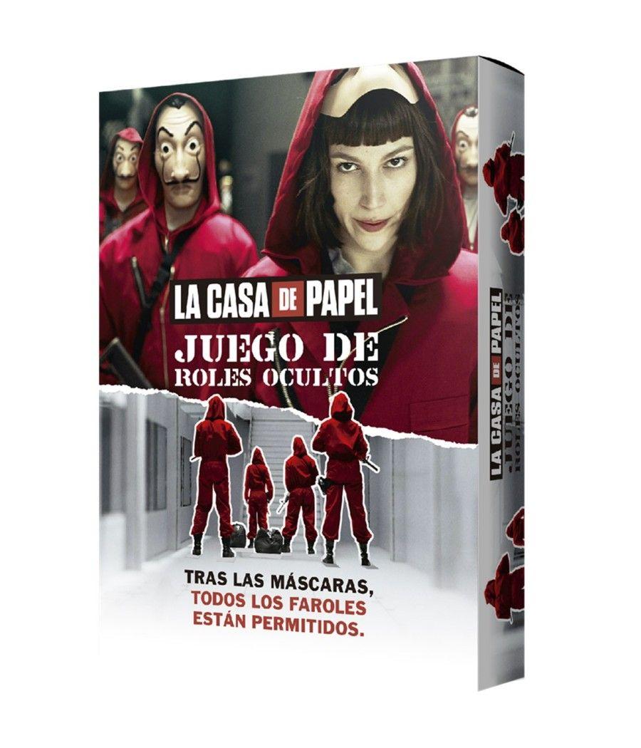 Juego de mesa asmodee la casa de papel: roles ocultos pegi 14 - Imagen 1