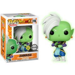 Funko pop dragon ball super zamasu glow in the dark brillo en la oscuridad exclusivo 26634 - Imagen 1