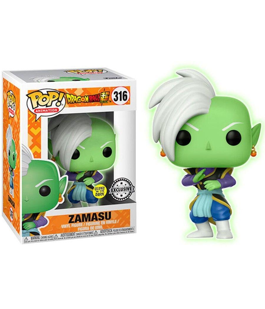 Funko pop dragon ball super zamasu glow in the dark brillo en la oscuridad exclusivo 26634 - Imagen 1