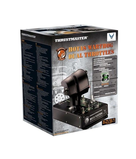 Thrustmaster HOTAS Warthog Dual Throttles Negro USB Simulador de Vuelo PC - Imagen 1