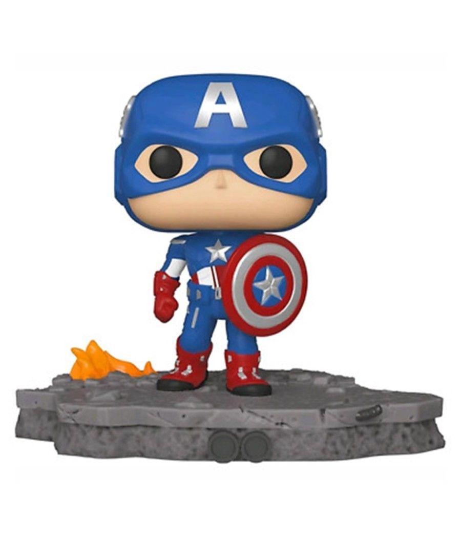 Funko pop deluxe marvel los vengadores avengers capitan america assemble 45076 - Imagen 1