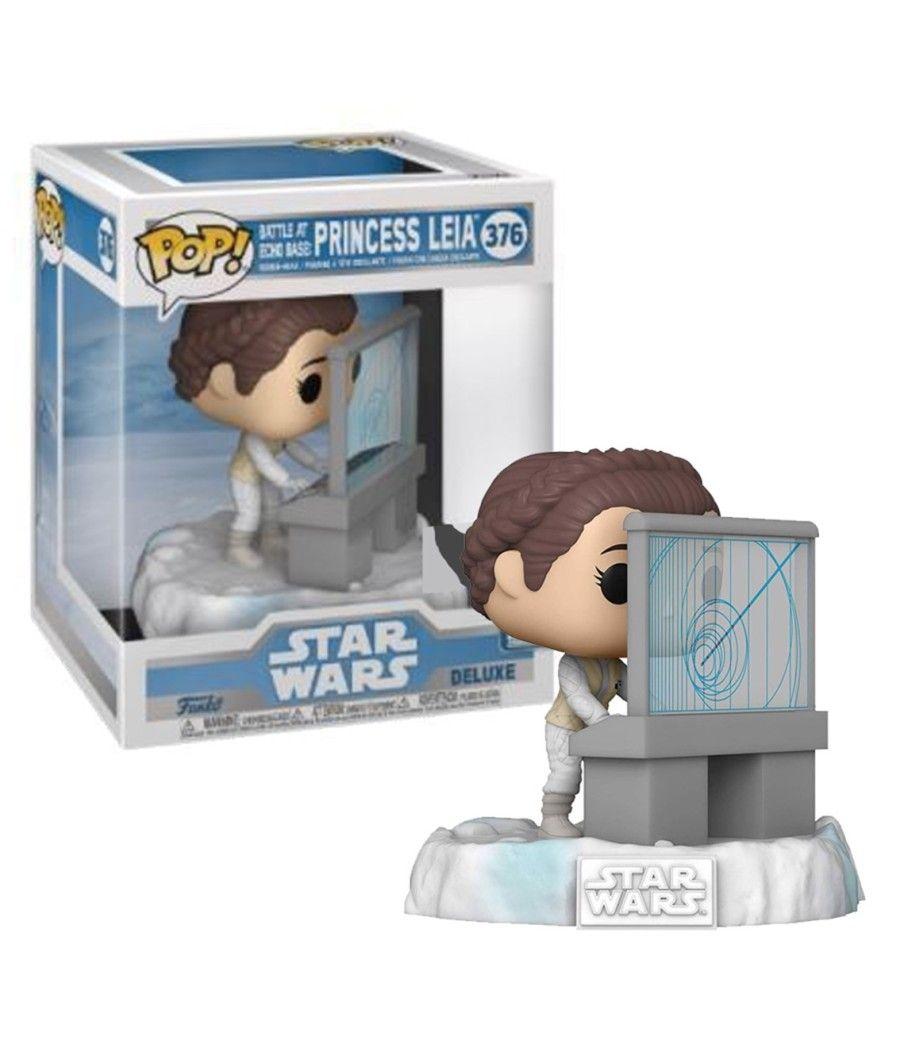 Funko pop deluxe star wars princesa leia en la batalla de la base en echo 45901 - Imagen 1