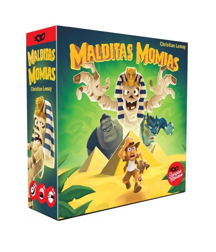 Juego de mesa malditas momias pegi 8 - Imagen 1