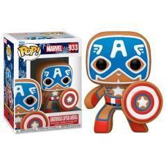 Funko pop marvel navidad galleta jengibre capitan america 50657 - Imagen 1