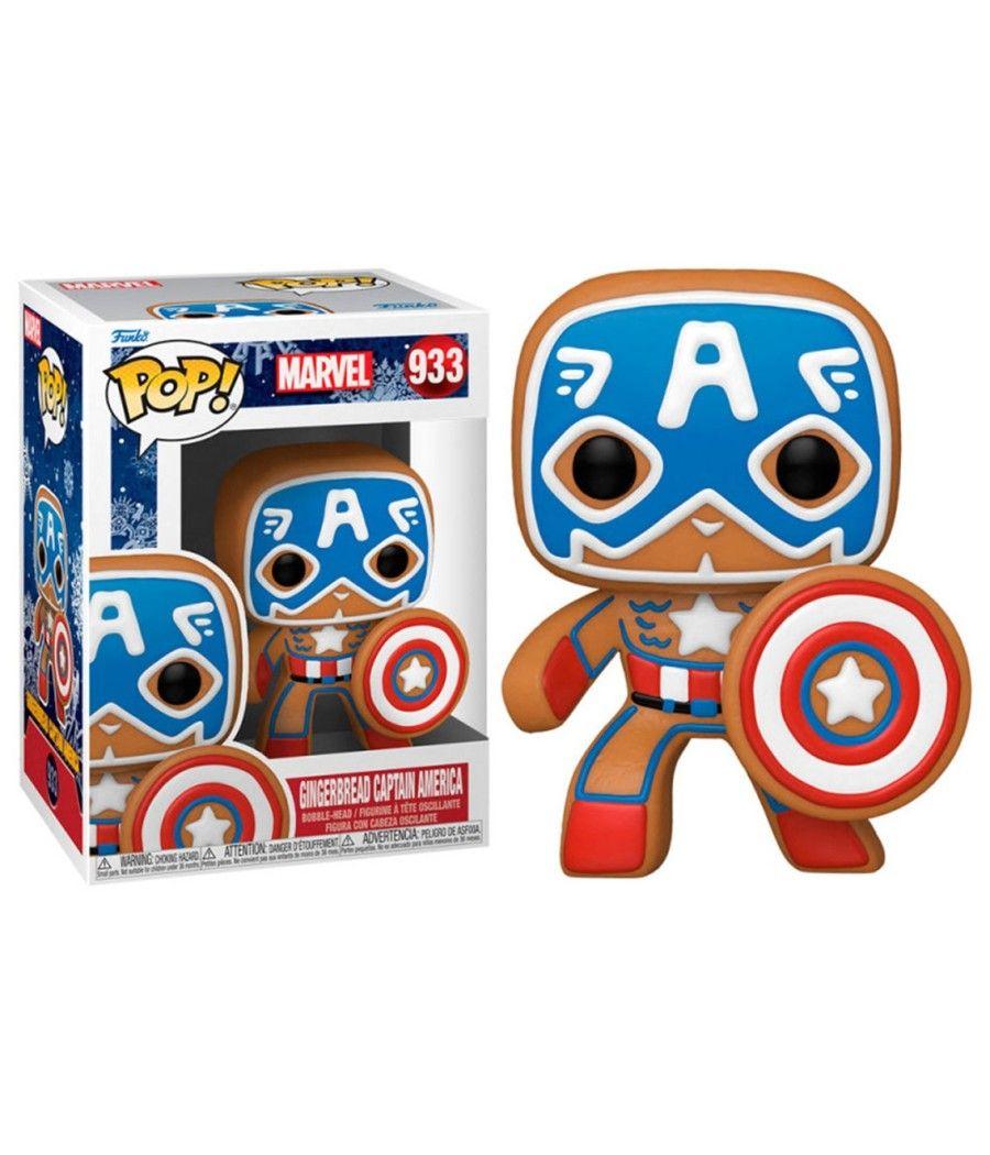 Funko pop marvel navidad galleta jengibre capitan america 50657 - Imagen 1