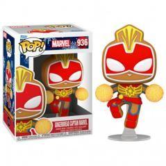 Funko pop marvel navidad galleta jengibre capitana marvel 50661 - Imagen 1