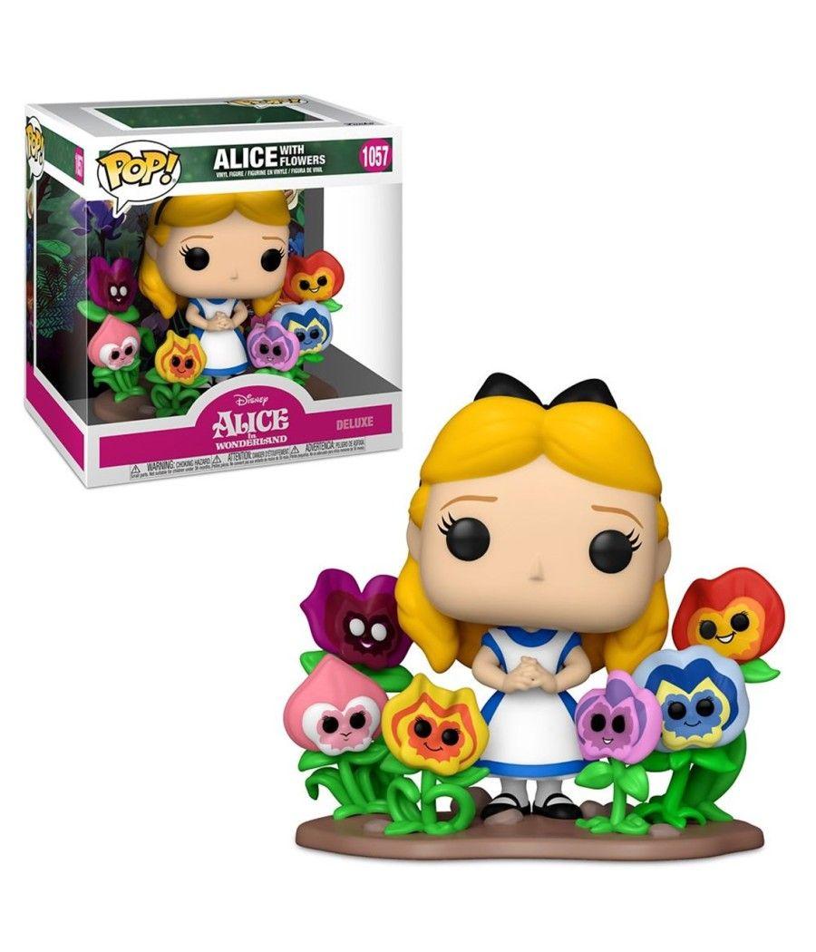 Funko pop deluxe disney alicia en el pais de las maravillas 70th alicia con flores 55733 - Imagen 1