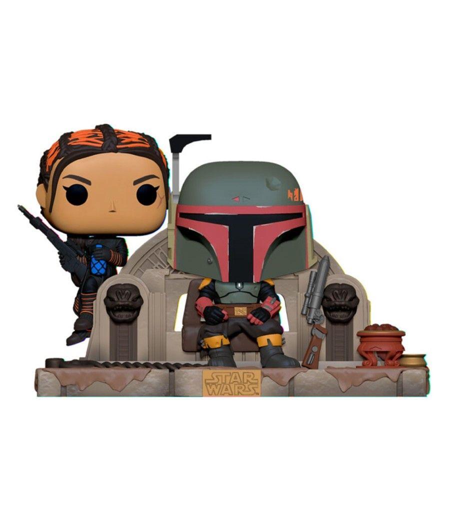 Funko pop moment star wars the mandalorian boba fett & fennec shand 58391 - Imagen 1