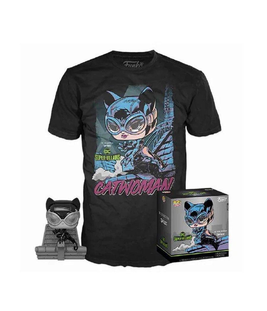 Pop & tee dc jim lee catwoman funko + camiseta talla m - Imagen 1