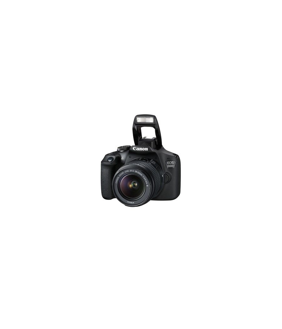 Camara digital canon eos 2000d bk 18 - 55mm is + funda sb130 + tarjeta 16gb - Imagen 2