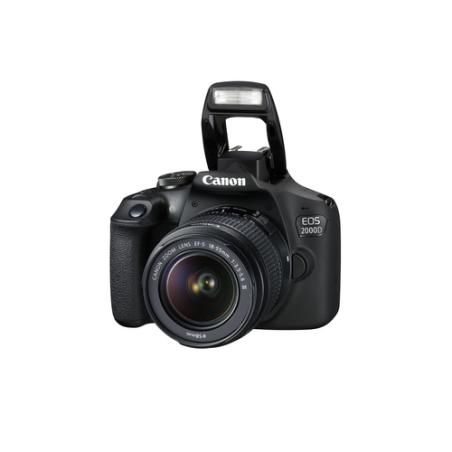 Camara digital canon eos 2000d bk 18 - 55mm is + funda sb130 + tarjeta 16gb