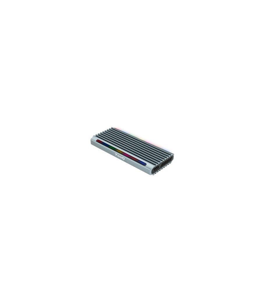 Tooq Caja Externa SSD M.2 NGFF/NVMe USB-A Gris - Imagen 1