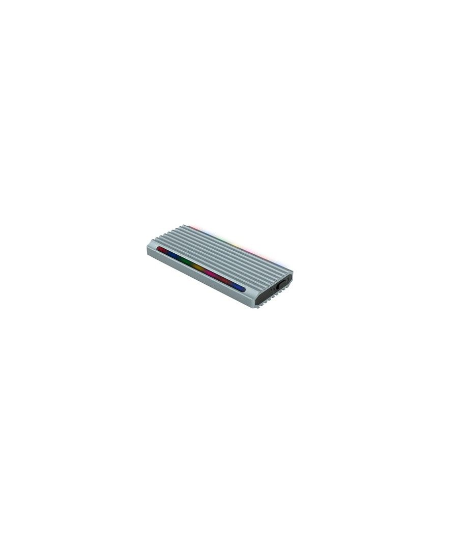 Tooq Caja Externa SSD M.2 NGFF/NVMe USB-A Gris - Imagen 2
