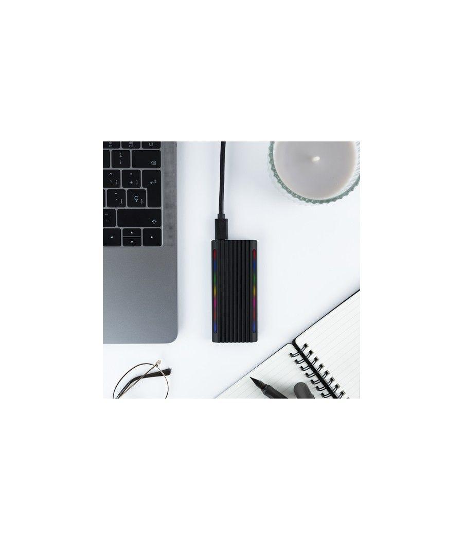 Tooq Caja Externa SSD M.2 NGFF/NVMe USB-C Negro - Imagen 7