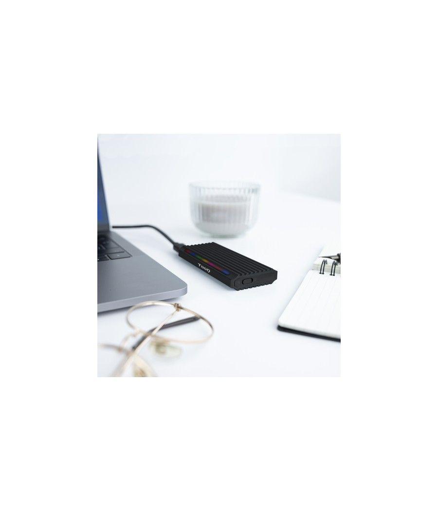 Tooq Caja Externa SSD M.2 NGFF/NVMe USB-C Negro - Imagen 8