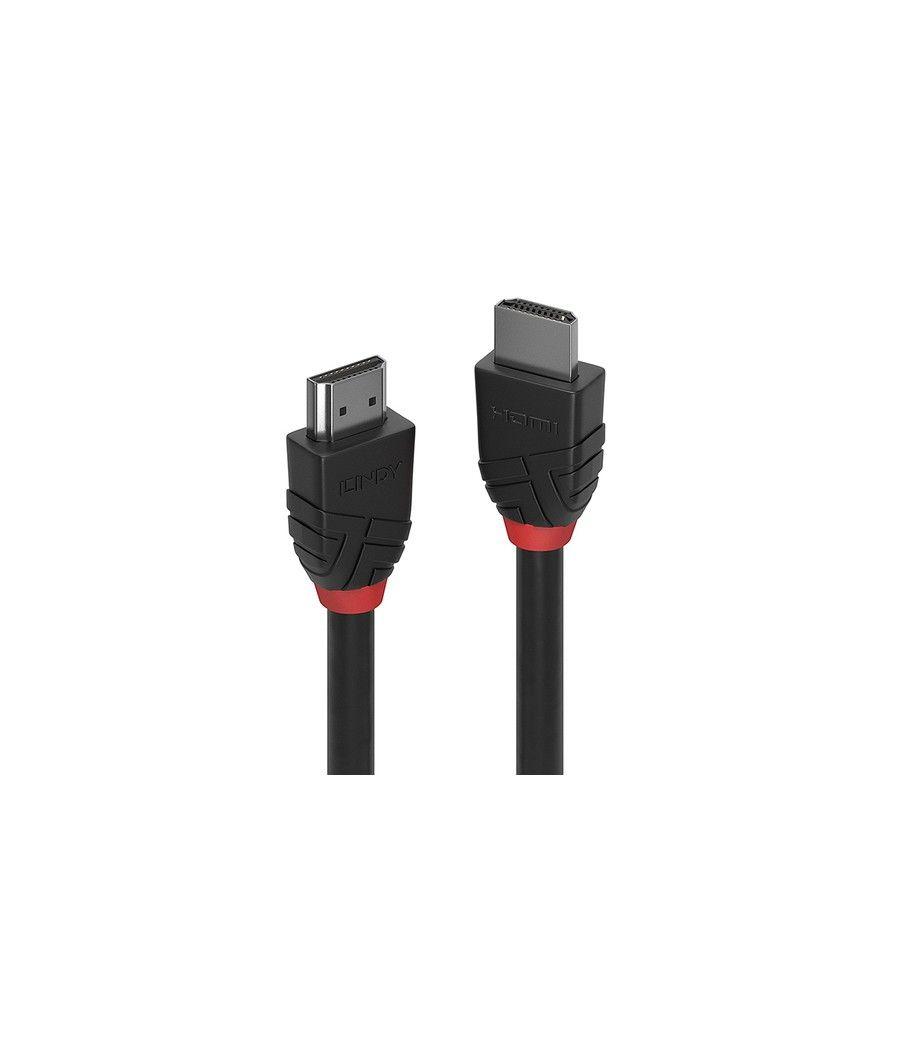 2m high speed hdmi cable black line - Imagen 1