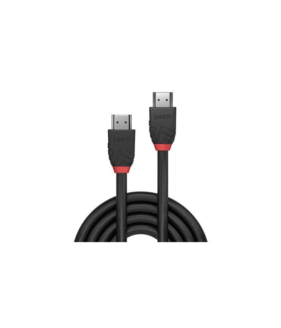 2m high speed hdmi cable black line - Imagen 2