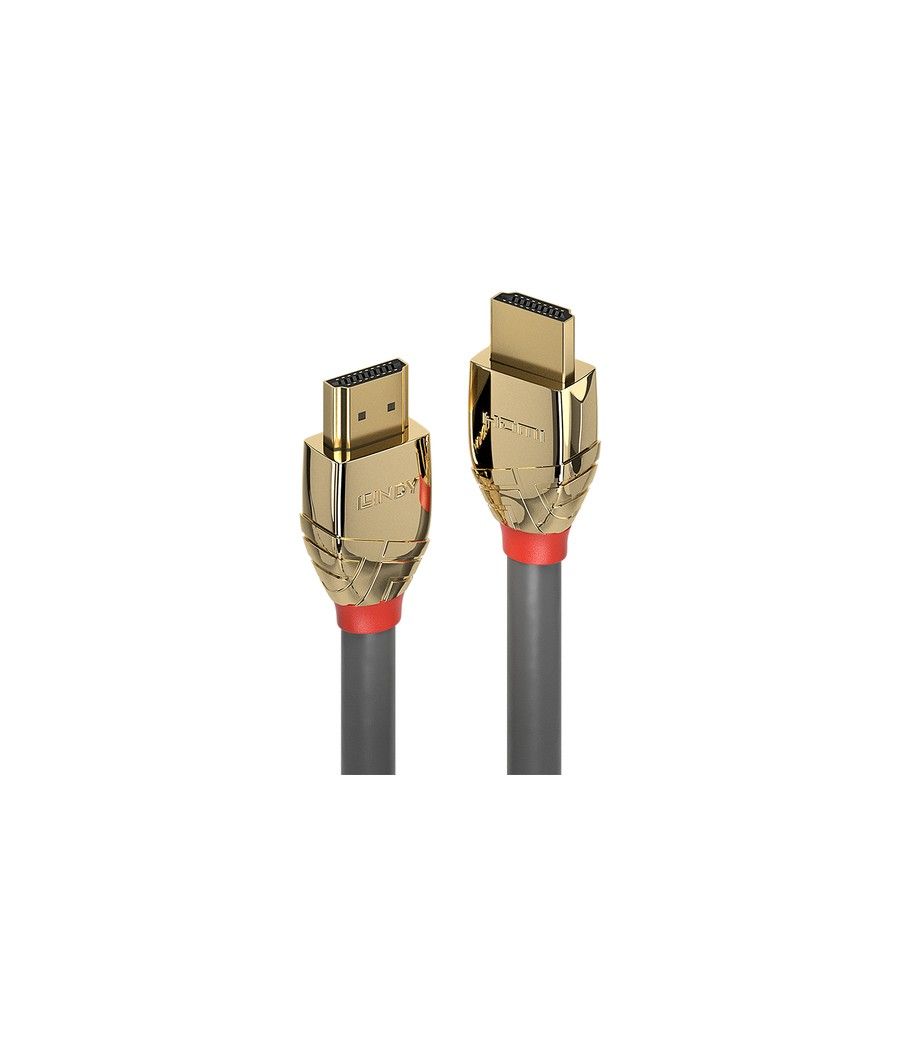 15m standard hdmi cable, gold line - Imagen 1