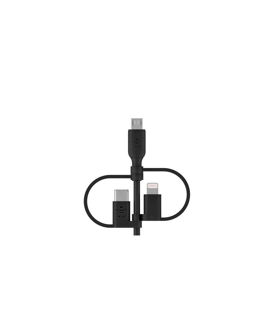 Universal charging cable 1m black - Imagen 2