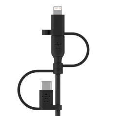 Universal charging cable 1m black - Imagen 3