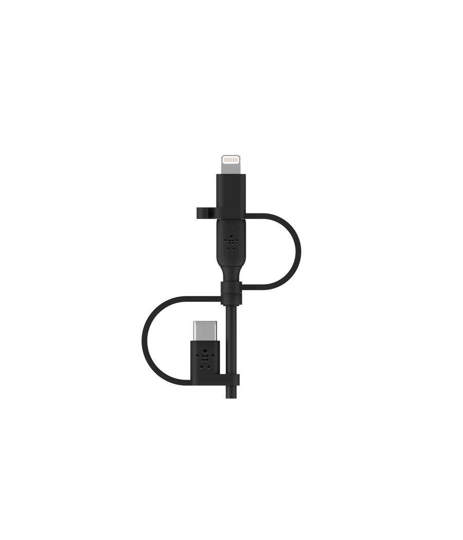 Universal charging cable 1m black - Imagen 3