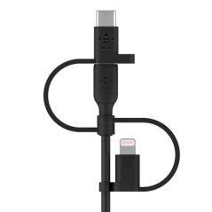 Universal charging cable 1m black - Imagen 4