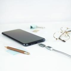 Nanocable Adaptador USB-C/M-MicroB/H, Aluminio - Imagen 3