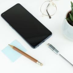 Nanocable Adaptador USB-C/M-MicroB/H, Aluminio - Imagen 4