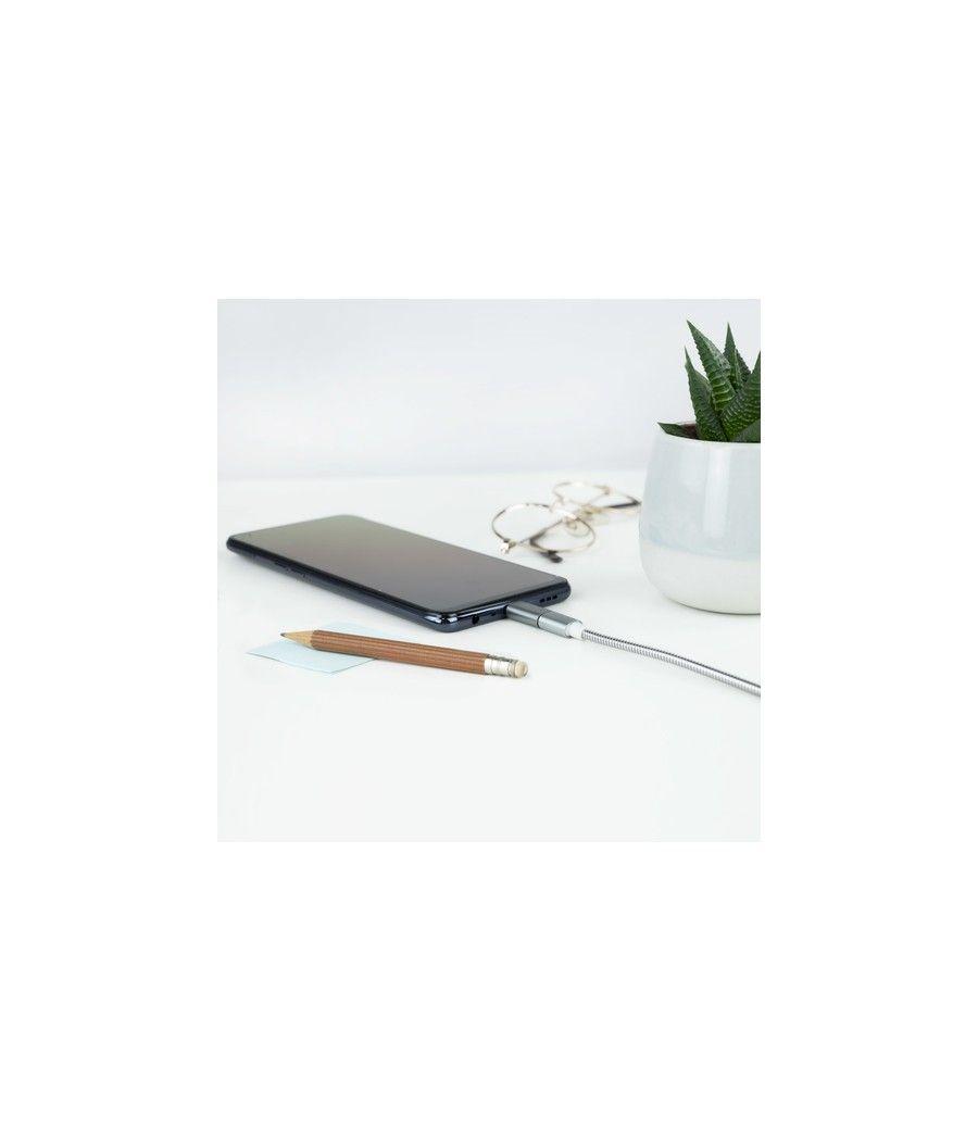 Nanocable Adaptador USB-C/M-MicroB/H, Aluminio - Imagen 5