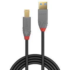 3m usb 3.0 typ a to b cable, aline - Imagen 2