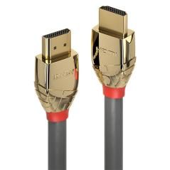 10m standard hdmi cable, gold line - Imagen 1