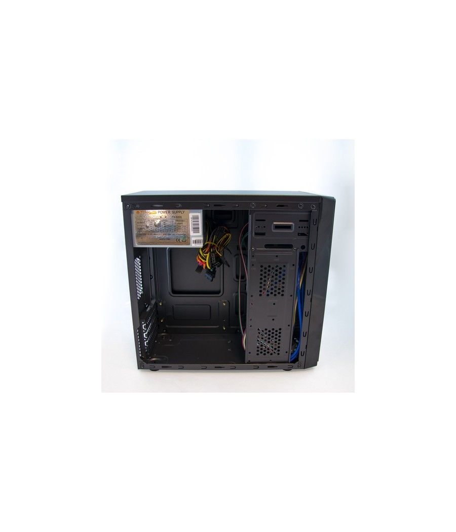 Talius - caja micro-atx denver - fa 500w - 2x usb 3.0 + jack 3.5 - lector de sd y microsd - negro - Imagen 2