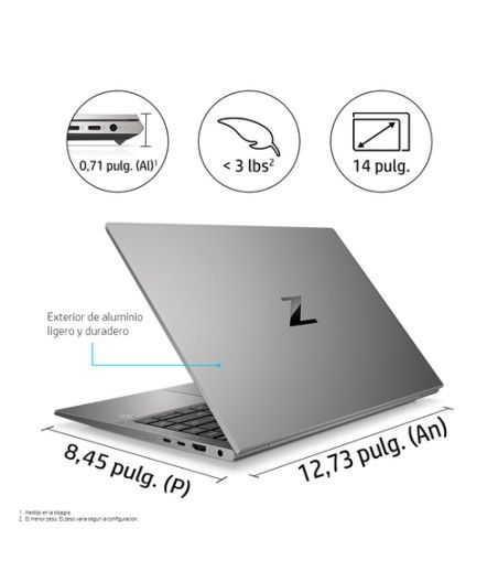HP ZBook Firefly 14 G8 Estación de trabajo móvil 35,6 cm (14") Full HD Intel® Core™ i5 de 11ma Generación 16 GB DDR4-SDRAM 512 G