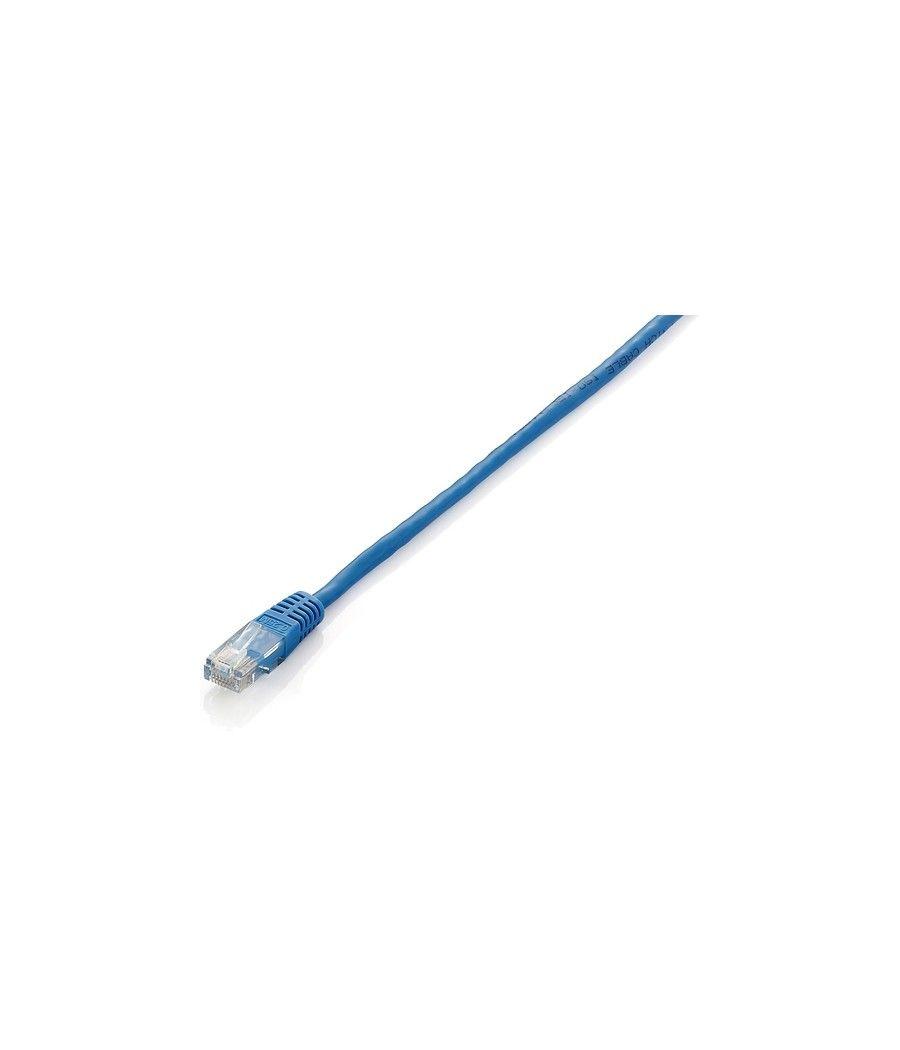 Cable red equip latiguillo rj45 u -  utp cat6 2m azul - Imagen 1