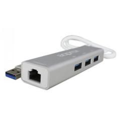 approx APPC07GHUB Adaptador USB 3.0 Gigabit + HUB - Imagen 2