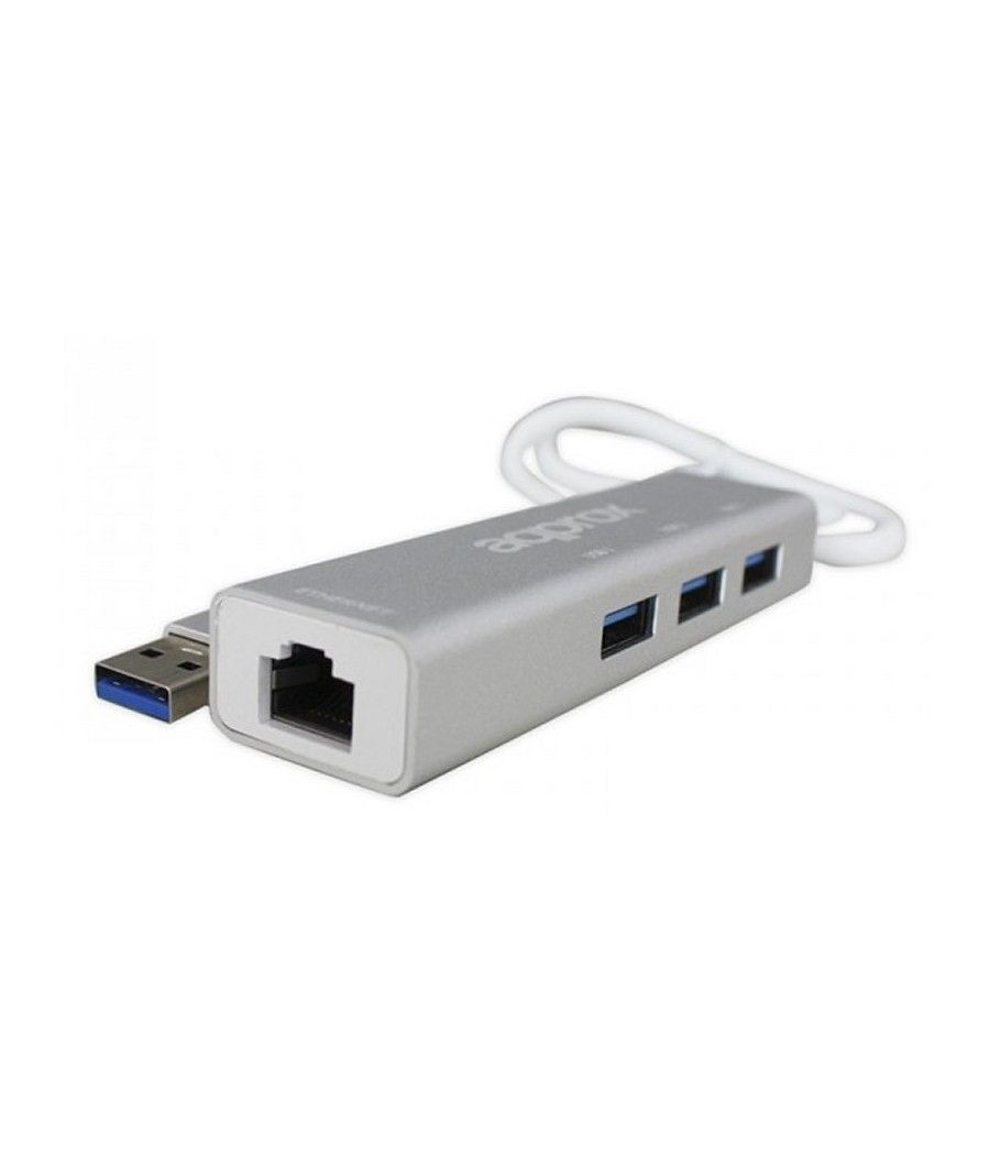 approx APPC07GHUB Adaptador USB 3.0 Gigabit + HUB - Imagen 2