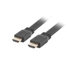 Cable hdmi lanberg macho - macho v2.0 4k plano 5m negro - Imagen 1