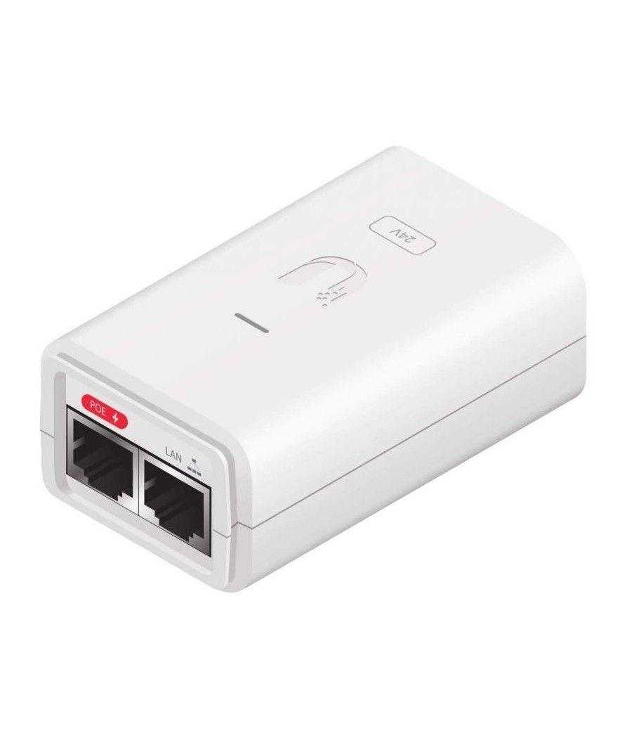 Alimentador poe ubiquiti poe-24-24w-g-wh - Imagen 2