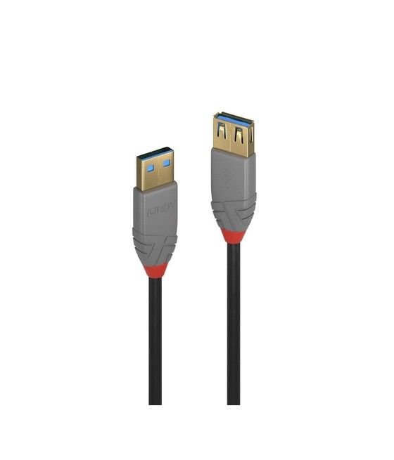 Lindy 36763 cable USB 3 m USB 3.2 Gen 1 (3.1 Gen 1) USB A Negro - Imagen 1