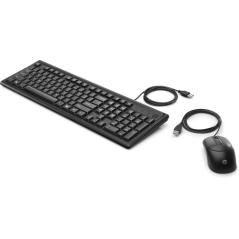 Kit teclado + mouse raton hp 160 usb 2.0