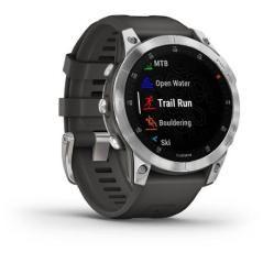 Smartwatch garmin epix 2/ notificaciones/ frecuencia cardíaca/ gps/ plata y gris - Imagen 3