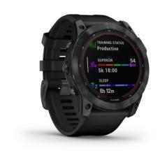 Smartwatch garmin fénix 7x solar/ notificaciones/ frecuencia cardíaca/ gps/ negro y plata - Imagen 3